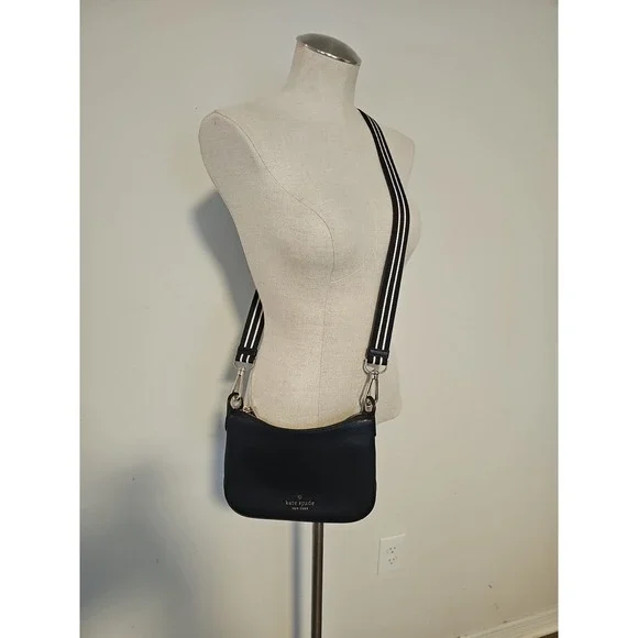 Kate Spade Rosie Pebbled Leather Black crossbody