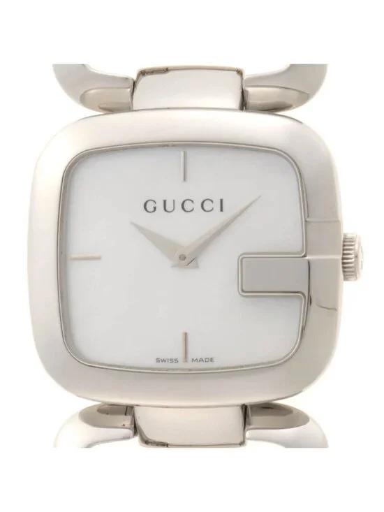 Gucci G Collection 125.4 Watch Stainless Steel White Shell Dial Quartz