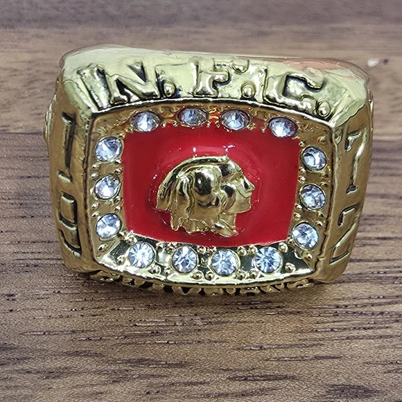 Washington Redskins 1972 NFC‎ Championship Ring Fan Edition Sz 11 Gold Allen