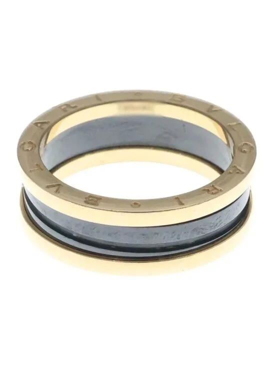 Bvlgari B.Zero1 Ring Pink Gold Black CE