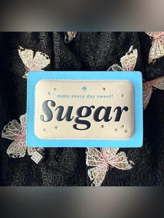 Kate Spade Coffee Break 3d Sugar Packet Small Coin Purse