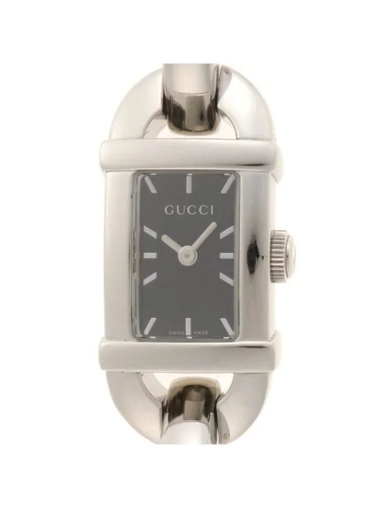 Gucci Watch Stainless Steel Black Dial Quartz