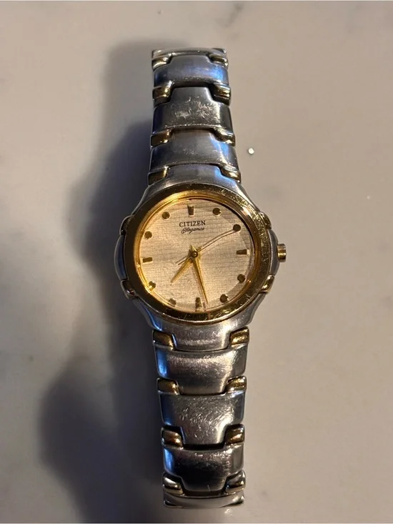Citizen Two-Tone Silver and Gold Women's Wristwatch