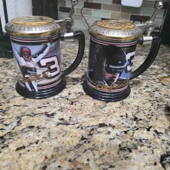 Dale Earnhardt collector mugs