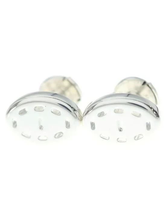Hermes Point Sellier Pointe PM Earrings 925 Sterling Silver