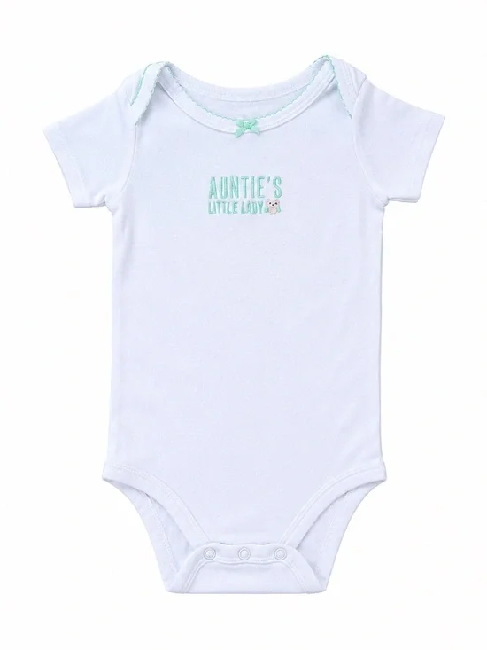 Auntie’s Little Lady Short Sleeve Bodysuit