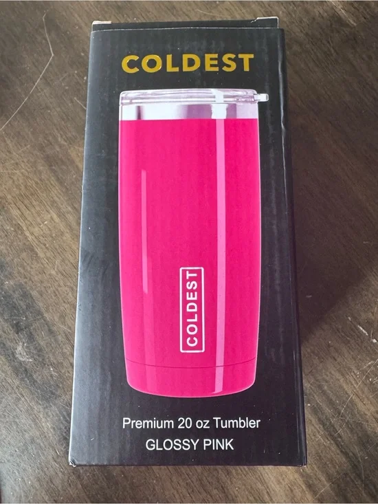 New! Coldest 20 oz Tumbler v2 Glossy Pink