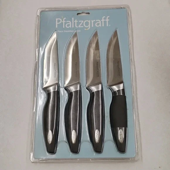 Pfaltzgraff 4 piece Steakhouse Steak Knife‎ Set