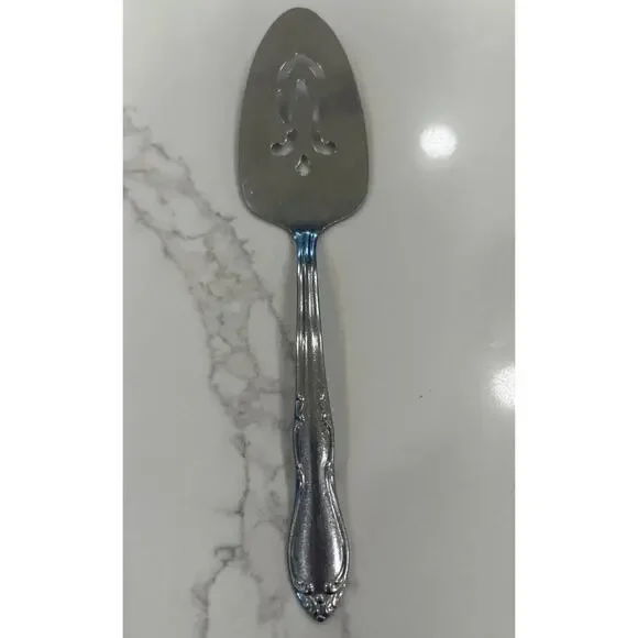 Oneida Homestead Simeon L George H Rogers Co Stainless Steel Pie Server Flatware