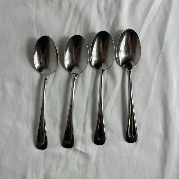 Oneida Small Spoons Set Of 4, made in USA, Stainless Steel