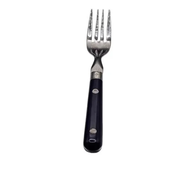 Washington Forge MARDI‎ GRAS Colbalt Blue Stainless Flatware Single Salad Fork