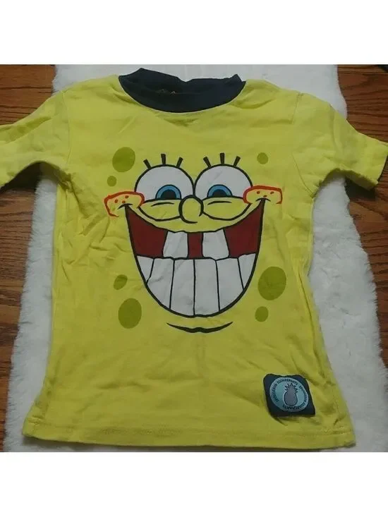 Nickelodeon Spongebob PJ top, slim fitting Boy 8