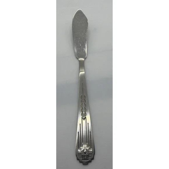 Zia International Stainless Steel 1990-93 Flat Handle Master Butter Knife‎