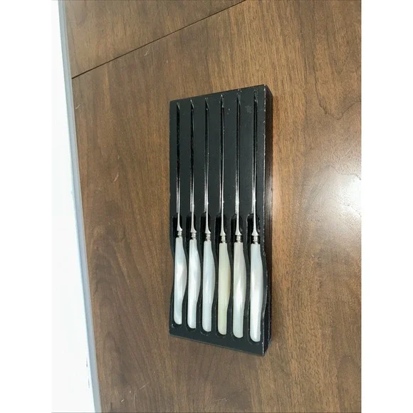 Sheffield Stainless Butter Knives In‎ Box Set Of 6 Vintage