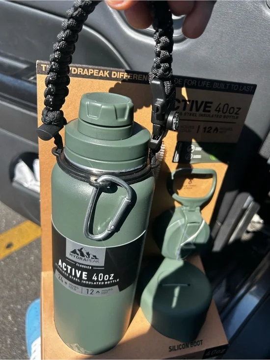 Active 40oz Insulated Bottle - Green
