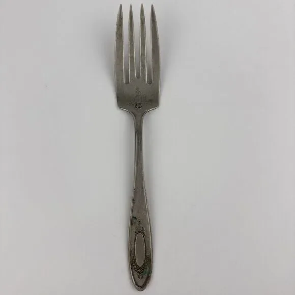 Vintage Monroe Silver Co Silverplate Flatware Salad Fork 8 1/4