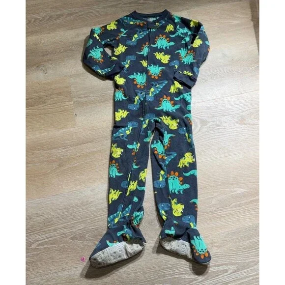 Carter's Ultra-Soft Fleece Dinosaur One-Piece Sleeper