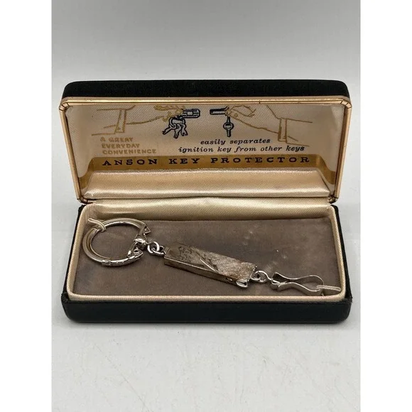 Vintage Sterling Anson Key Protector Pragers‎ Jewelry Keyport, NJ