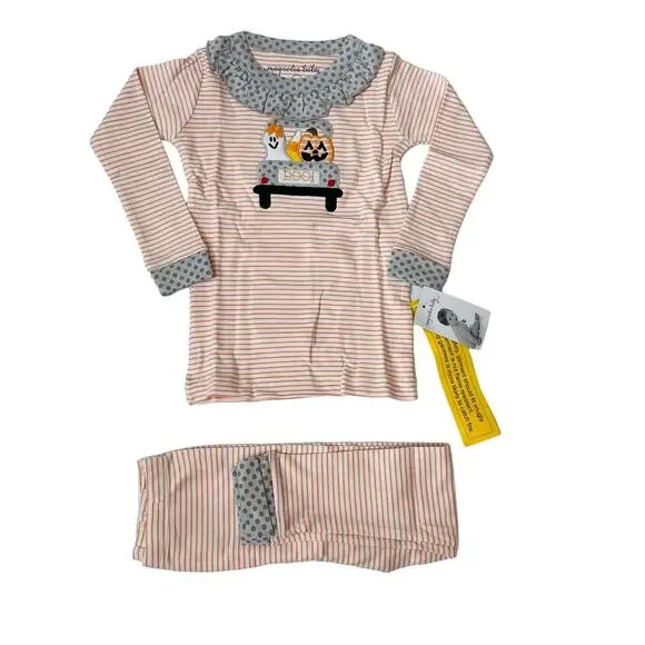 NWT Magnolia Baby Size 9/12M Trunk & Treat PJs