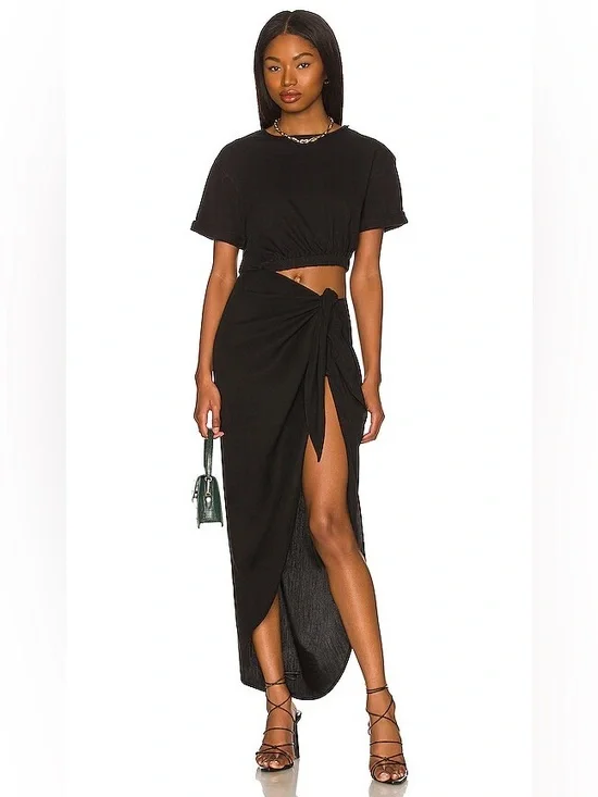 NWT Free People Rae Cutout Maxi Dress