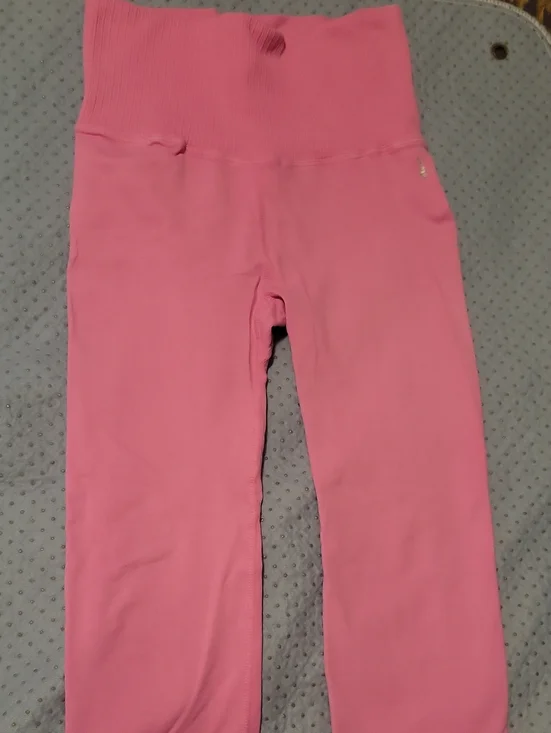 Free People High-Waist Pink Leggings