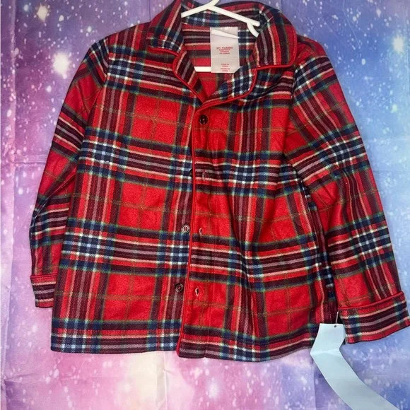 New wondershop plaid toddler pajamas shirt 🛍