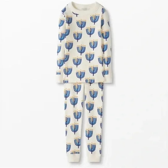 Hanna Andersson Hanukkah Pajama Set size 10
