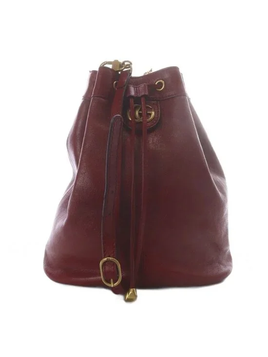 Gucci GG Marmont Shoulder Bag Backpack Drawstring Leather