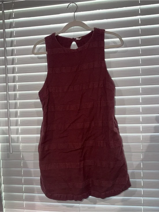 Free People Sleeveless romper in Burgundy