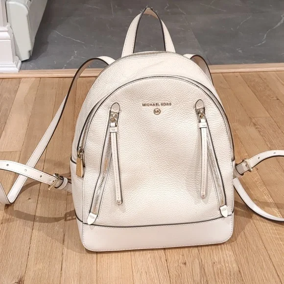 Michael Kors Brooklyn Backpack Light Cream