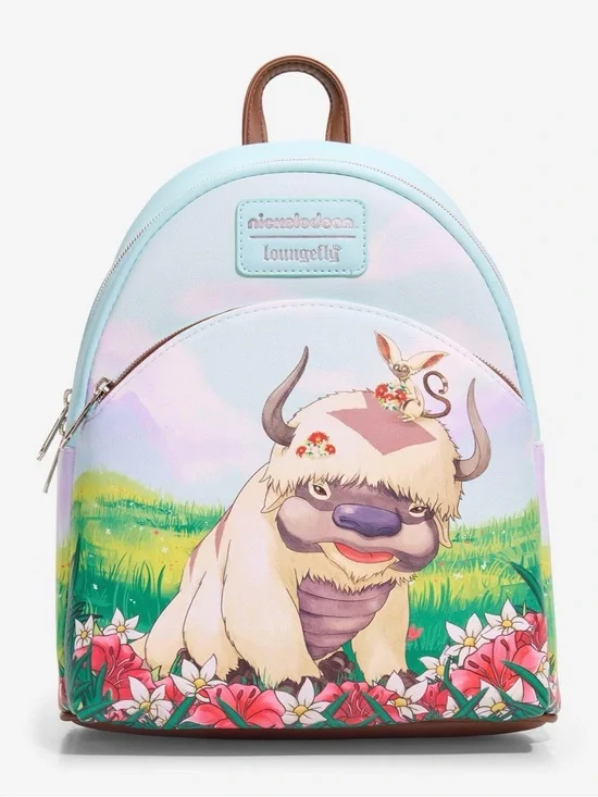 New Avatar: The Last Airbender Momo & Appa Flowers Mini Backpack