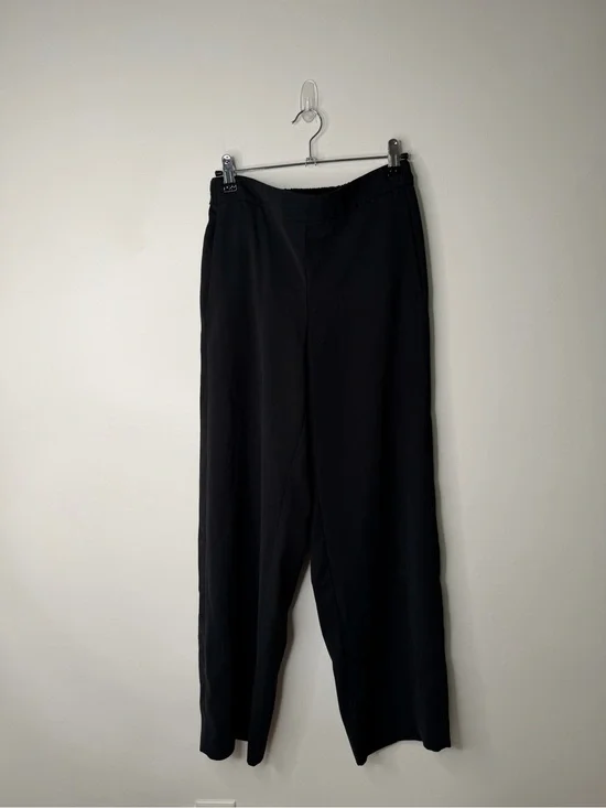 J.Crew Wide-Leg Jamie Pant Black Pull-On Dress Pants Women’s Size 2