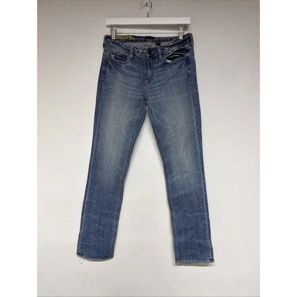 J. Crew Matchstick Skinny Jeans Womens 28 Low Rise Medium Wash Blue 32 Inseam
