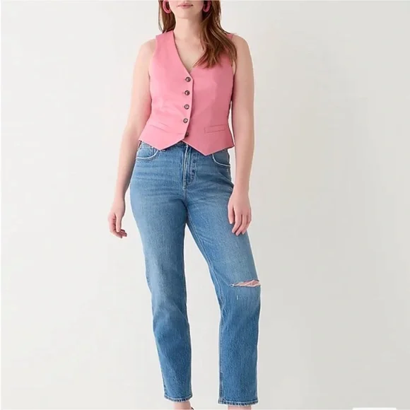 J.Crew High-rise '90s classic straight jean in Rouses wash