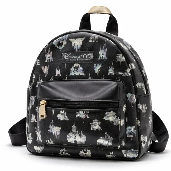 DISNEY (BIOWORLD) 100‎ Mini Backpack Holographic Castle Print
