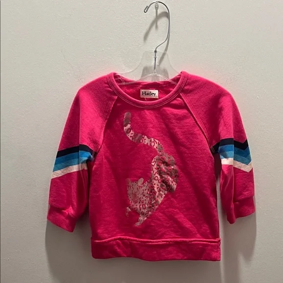 Hatley Pink Sweatshirt with Animal Graphic