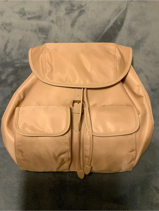 Year of Ours Taupe Nylon Backpack, NWT