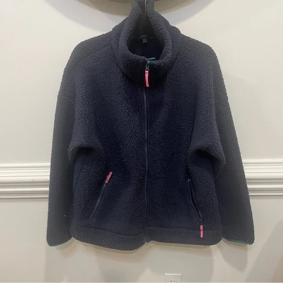 J. Crew Jackets & Coats | Sherpa Jacket | Color: Blue | Size: XL |
