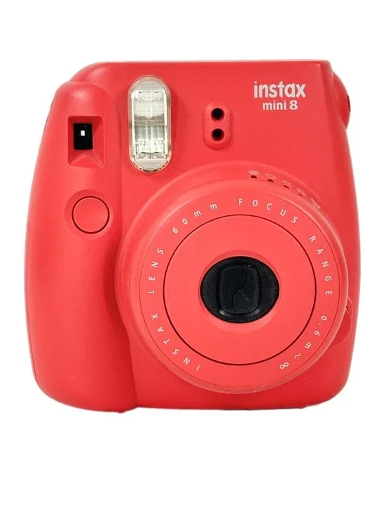 Fujifilm Instax Mini 8 Instant Film Camera Red Retro Point & Shoot Tested