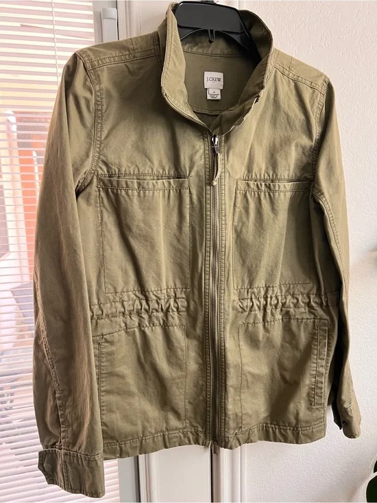 J. Crew Olive Utility Jacket