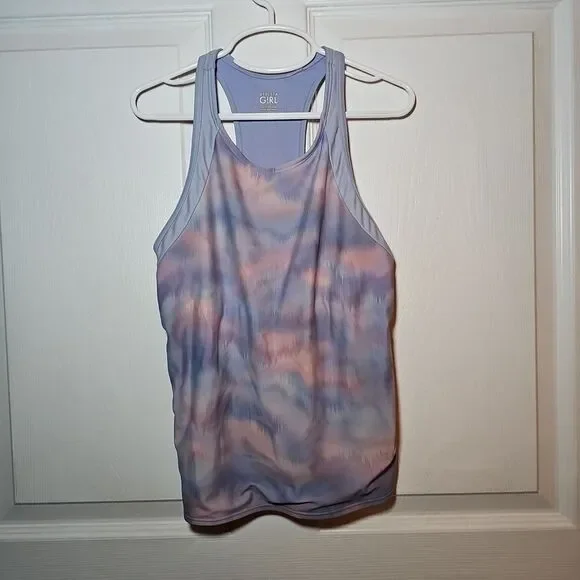 Athleta Girl Racerback Purple Athletic Tank XL14