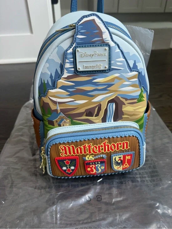 Club 33 Disneyland 65th Anniversary Matterhorn Mini Backpack NWT (Collectible)