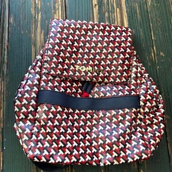 Tommy‎ Hilfiger red & black backpack