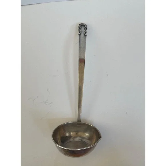 Vintage‎ Taxco Perlita Sterling Silver 925 Gravy Sauce Ladle Mexico 12nInch