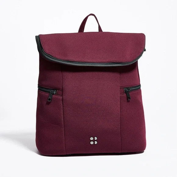 Sweaty Betty All Sport Backpack in Maroon Oxblood Scuba