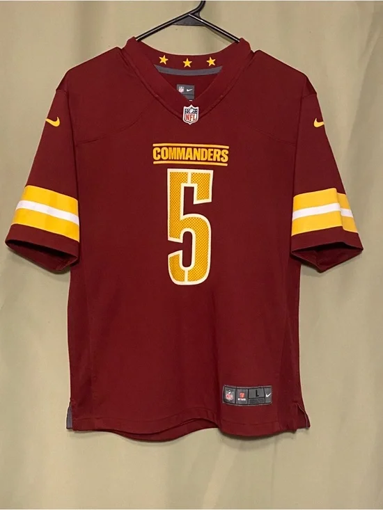 Jayden Daniels Nike On Field Washington Commanders #5 Jersey burgundy L 14/16