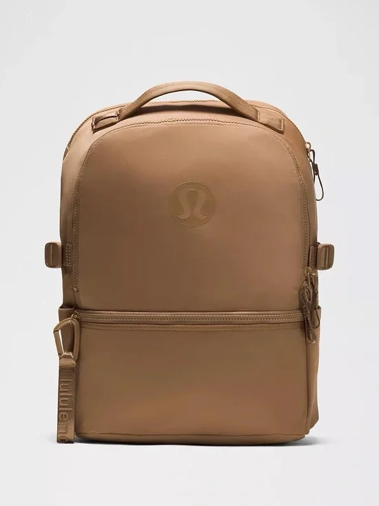 Lululemon New Crew Backpack 22L Updated- Sand/Wacky Khaki