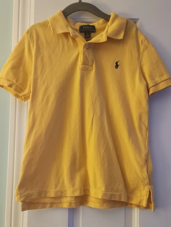 Polo by Ralph Lauren Bright Yellow Polo with Navy Pony