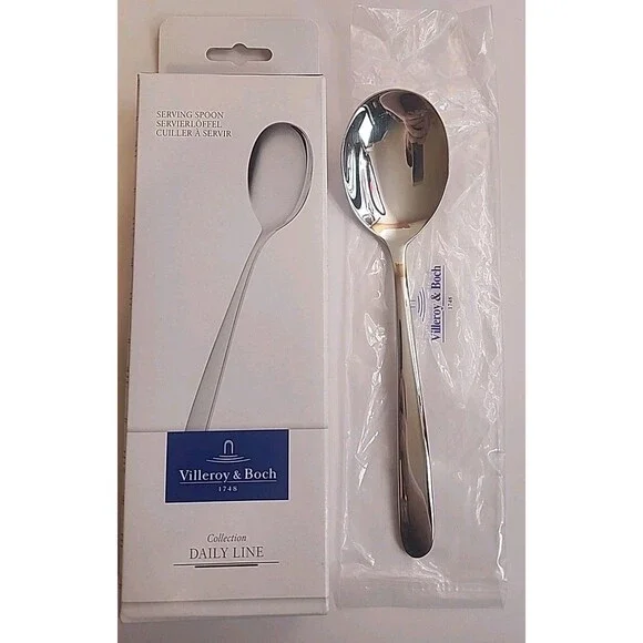 Villeroy & Boch Daily Line Collection Serving Spoon 18/10 Stainless NIB