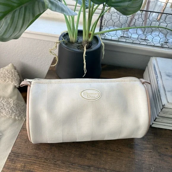 Vintage Christian Dior Satan Makep Bag